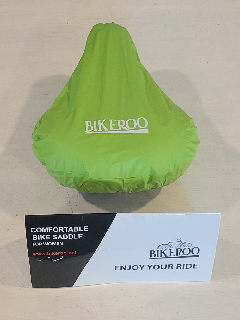 Bikeroo Black Comfort Saddle for Women Universal Fit Indoor & Outdoor Bicycles.